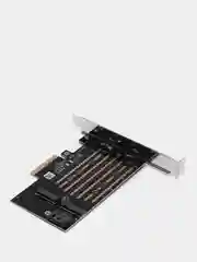 Контроллер PCI-E x4 - NVMe M.2 + SATA M.2 ORICO PDM2