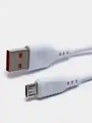 Прозрачный кабель, Шнур, Провод, USB - microUSB, 2.4A, 1м, Denmen D01V, микро усб, микро юсб, андроид