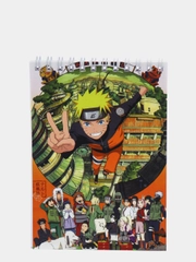 Блокнот по аниме "Naruto" (Наруто) с обложкой из плотного картона