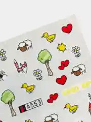 Вишнёвый слайдеры для дизайна ногтей