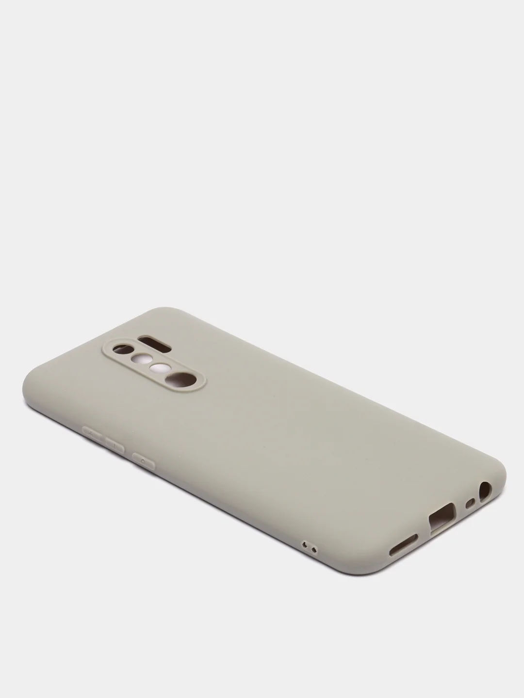 Серый чехол для Xiaomi Redmi 9 силиконовый