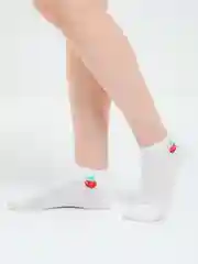 Красный носки женские короткие