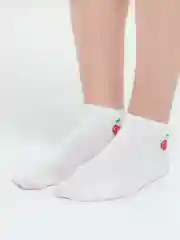 Красный носки женские короткие