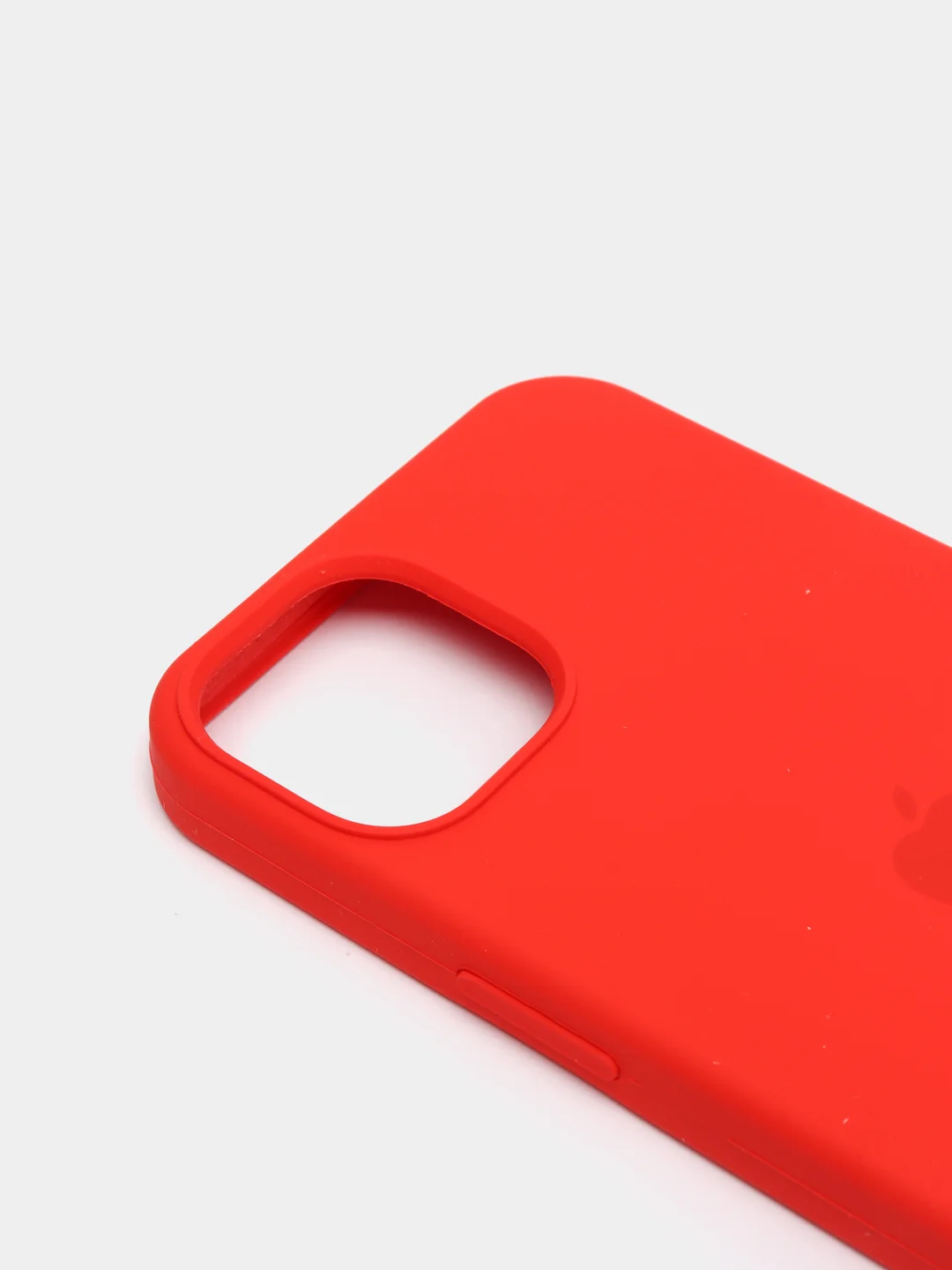 Красный чехол Silicone Case для iPhone 13 / 13 Pro / 13 Pro Max с открытым низом