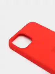 Красный чехол Silicone Case для iPhone 13 / 13 Pro / 13 Pro Max с открытым низом