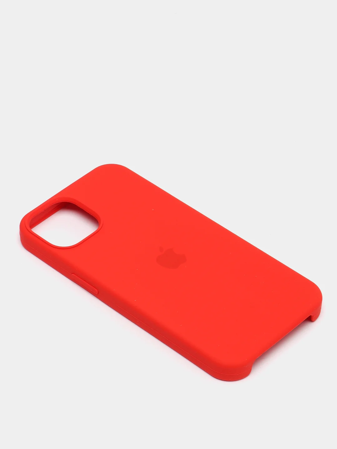 Красный чехол Silicone Case для iPhone 13 / 13 Pro / 13 Pro Max с открытым низом