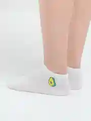 Зеленый носки женские короткие