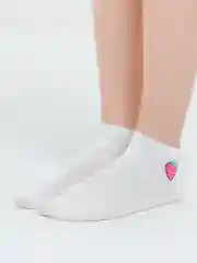 Розовый носки женские короткие