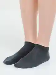 Черный короткие женские носки