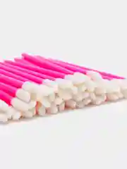 Тёмно-розовый аппликатор одноразовый для макияжа, 50 штук, кисть для блеска, для макияжа губ
