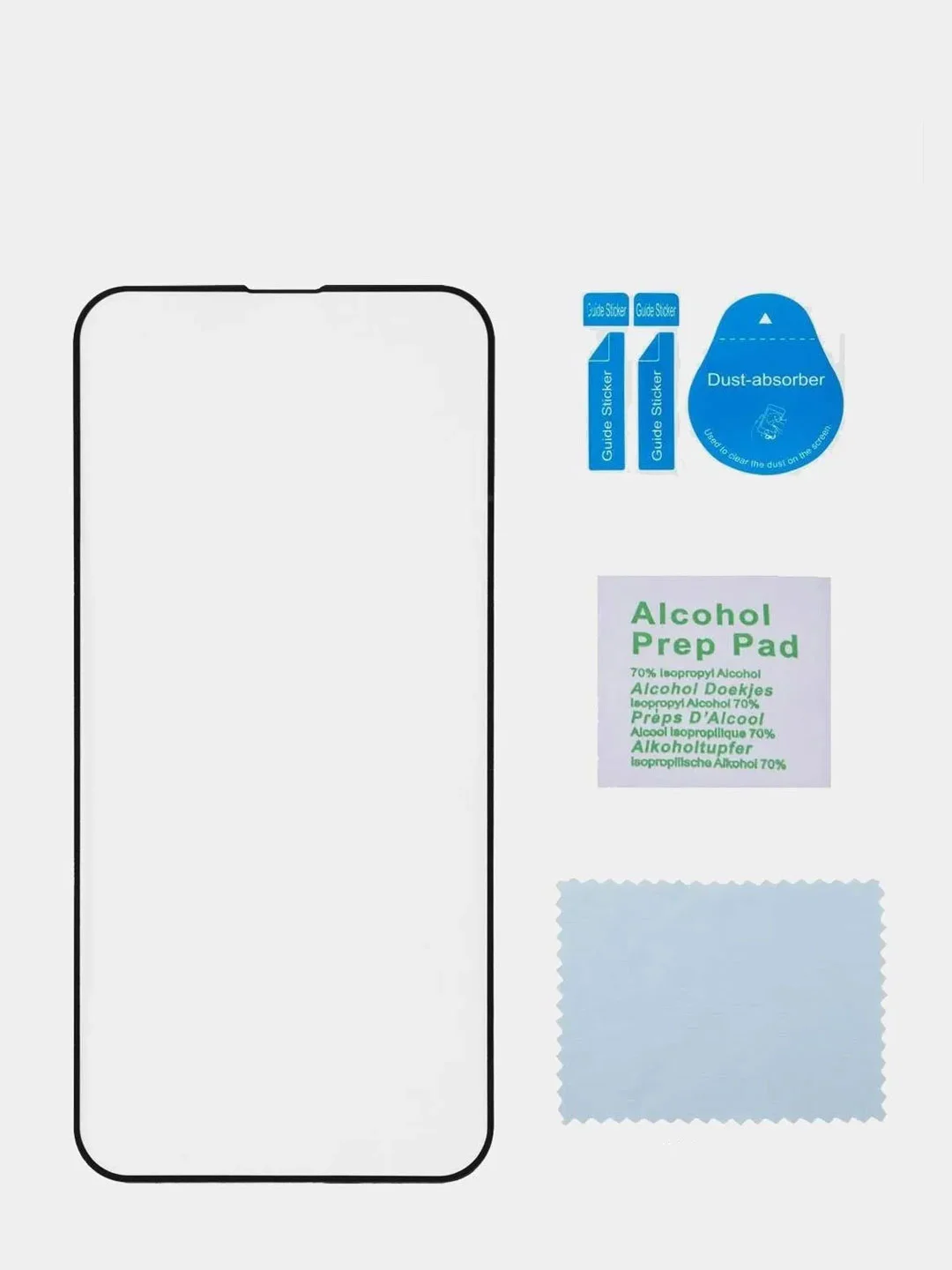 Стекло защитное iPhone 13, 13 Pro, 13 Pro Max, 12, 12 Pro, 12 Pro Max