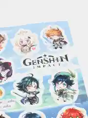 Стикеры "Genshin Impact" (Геншин), А5