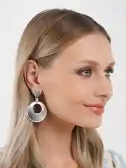 Аметистовый серьги бижутерные, разные виды