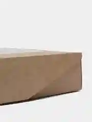 Картонная коробка с окном для продуктов, 20х12х4