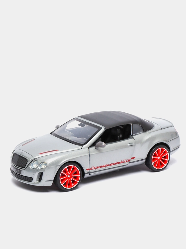 Машинка металлическая Bentley Continental Supersports ISR, 1:24, 20 см, JB1251021