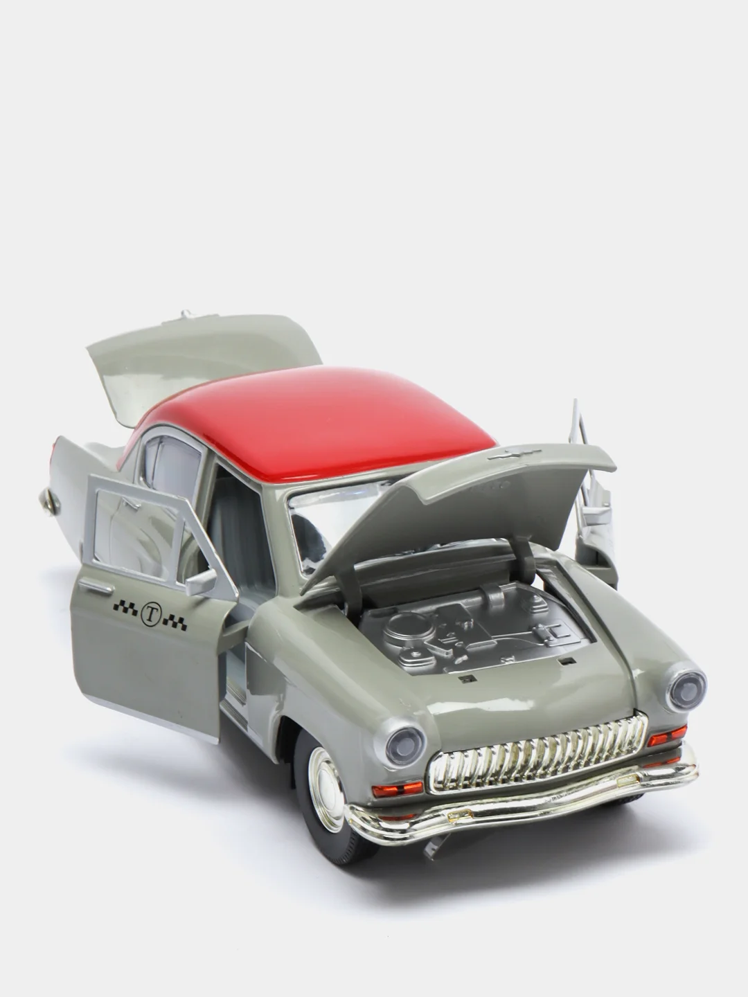 Металлическая машинка Волга ГАЗ-21 "Такси", 1:24, 19,4 см, JB1200213