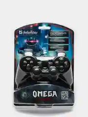Геймпад Defender "Omega", USB, проводной, вибрация, черный