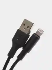 Черный кабель зарядный Hoco X25 lightning для Apple iPhone