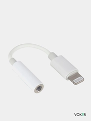 Переходник для поключения наушников к iPhone Lightning - jack 3,5