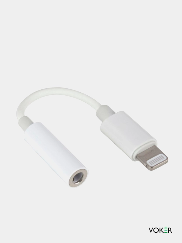 Переходник для поключения наушников к iPhone Lightning - jack 3,5