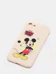 Желтый чехол для iPhone 7/8 "Микки"
