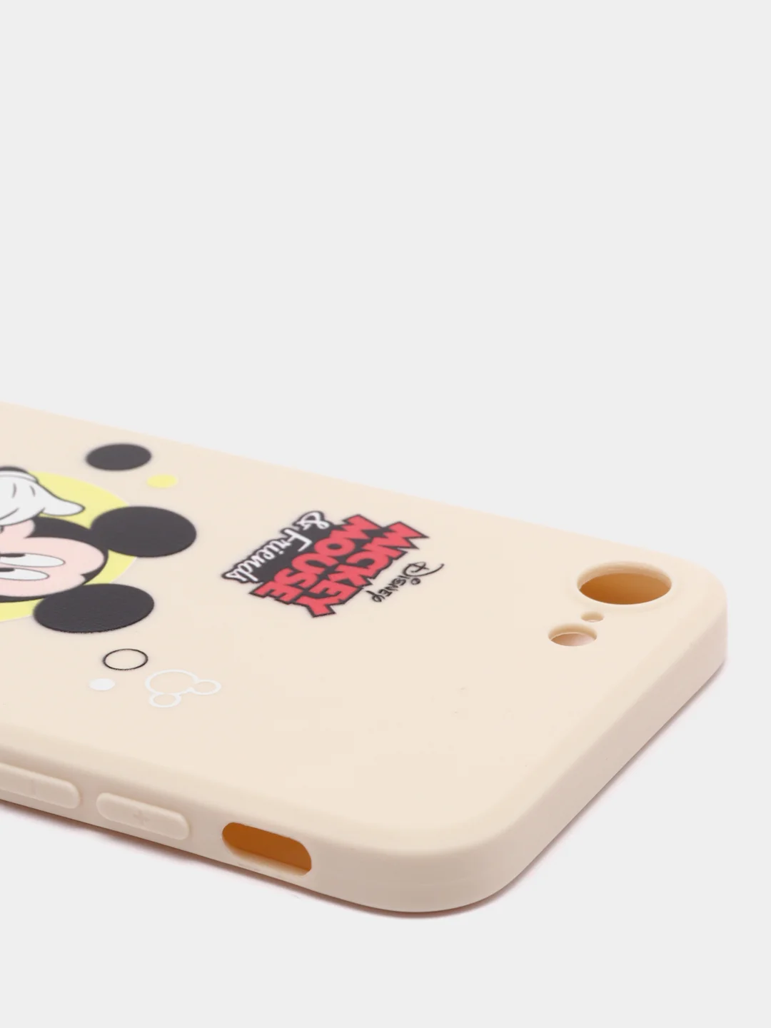 Желтый чехол для iPhone 7/8 "Микки"