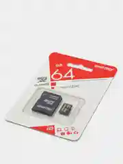 Карта памяти SmartBuy microSD, 32 /64 /128GB Class10, micro SD для смартфона, телефона