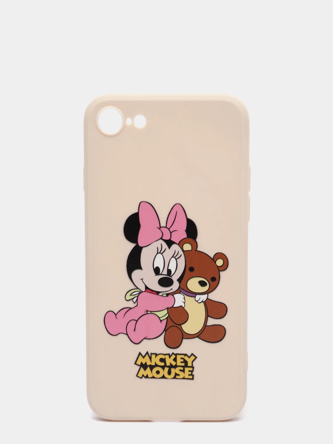 Золотой чехол для iPhone 7/8 "Микки"