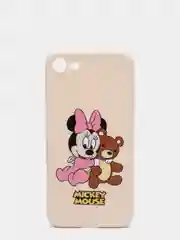 Золотой чехол для iPhone 7/8 "Микки"