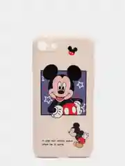 Желтый чехол для iPhone 7/8 "Микки"