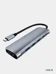 Type C HUB 5 в 1 Концентратор USB 3.0 и HDMI