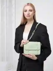 Зеленый сумка женская