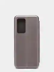 Серый чехол-книжка для Huawei Honor P40 Lite, P40, P40 Pro, 30, P30Lite, P20Lite