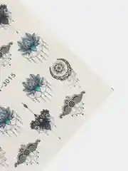 Серебряный слайдеры для дизайна ногтей