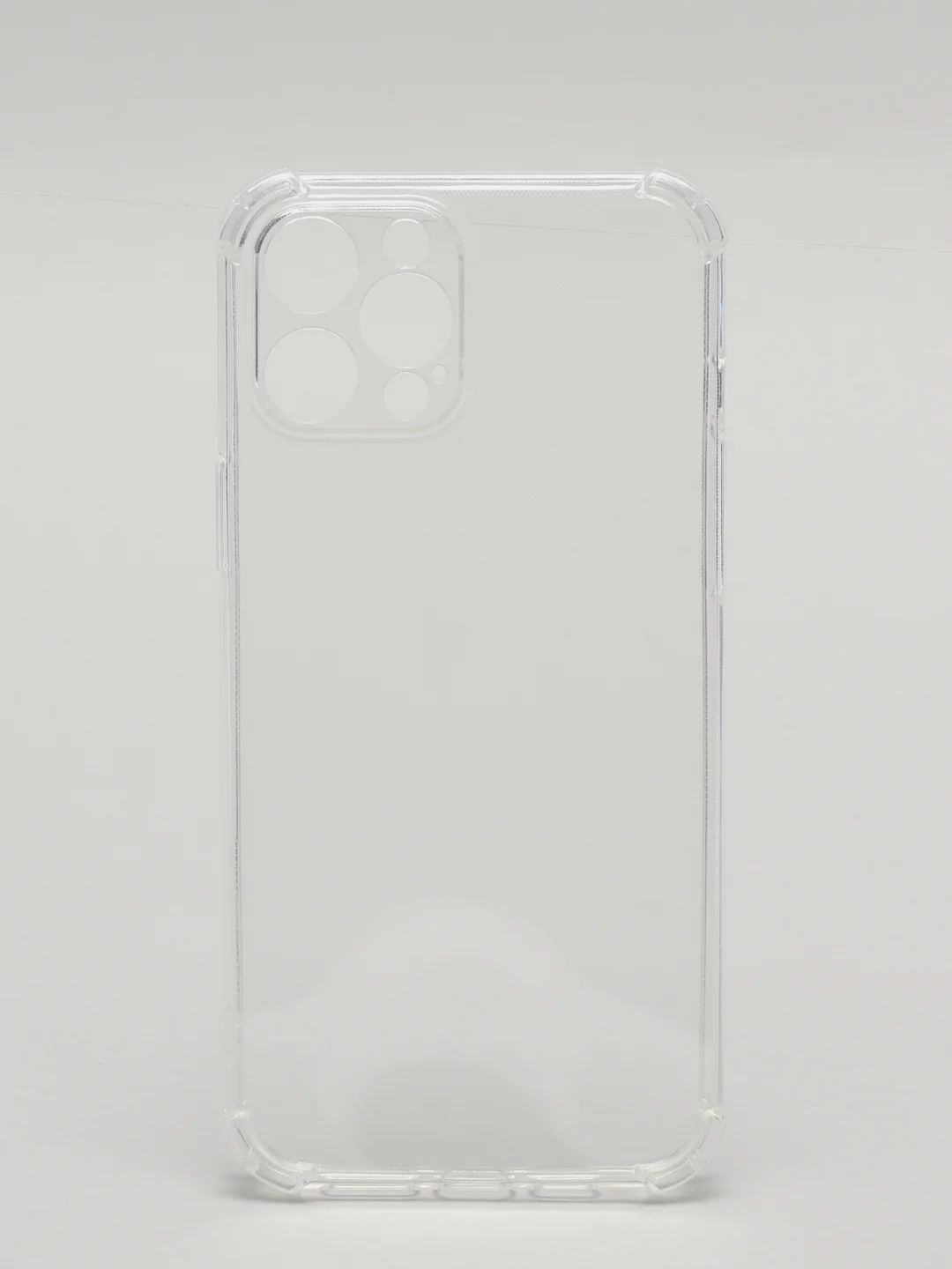 Чехол на Apple iPhone 12 Pro Max противоударный, силиконовый, прозрачный с защитой камеры