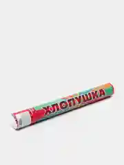 Хлопушка пневматическая с разноцветным конфетти, 40 см