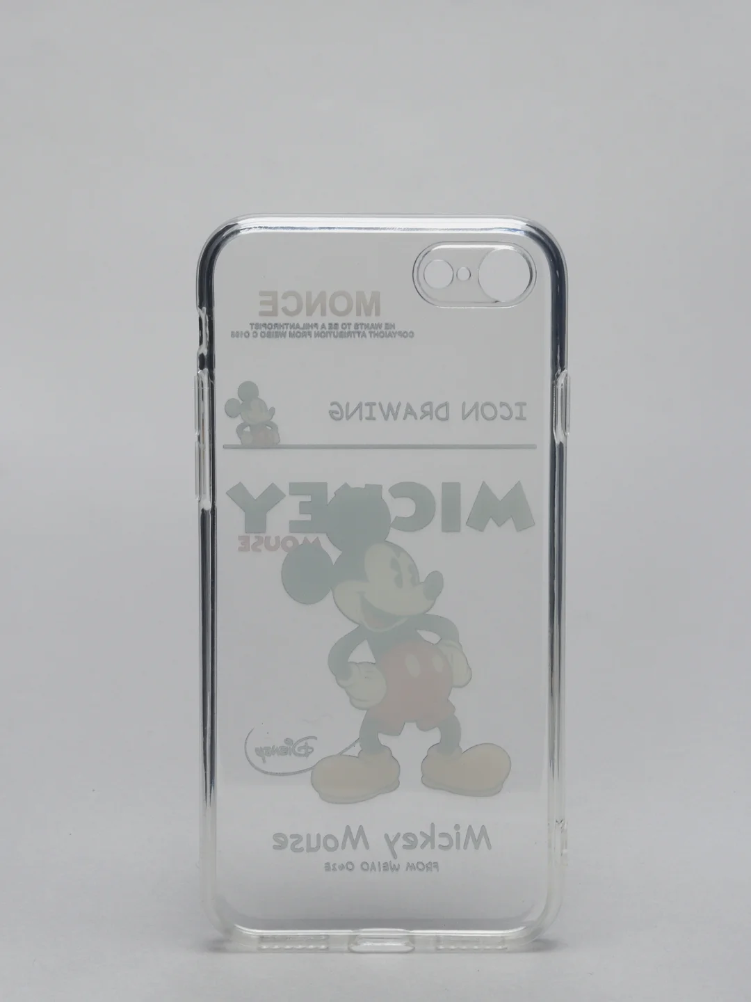 Алый чехол для iPhone 7/8 "Микки"