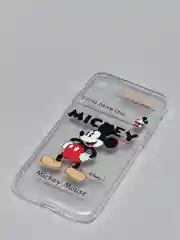 Алый чехол для iPhone 7/8 "Микки"