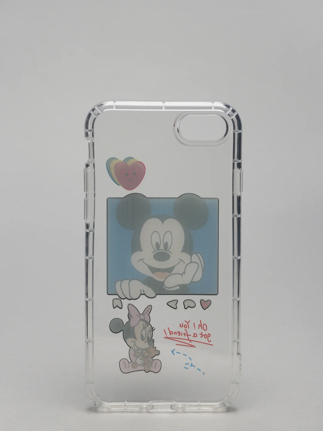 Бронзовый чехол для iPhone 7/8 "Микки"