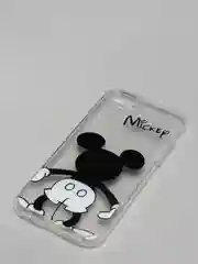 Голубой чехол для iPhone 7/8 "Микки"