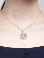 Алый цепочка с подвеской "Знак зодиака", 12 видов