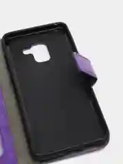 Сиреневый чехол книжка SAMSUNG A8 2018