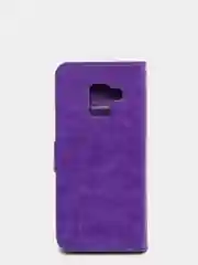 Сиреневый чехол книжка SAMSUNG A8 2018