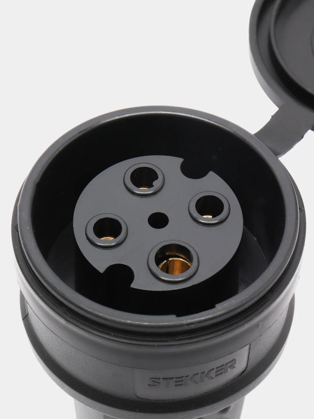 Переносная розетка c заземление 400В. 32А. IP44. черная RST32-21-44