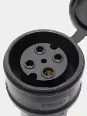 Переносная розетка c заземление 400В. 32А. IP44. черная RST32-21-44