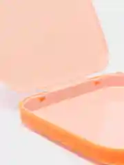 Кораллово-розовый футляр-коробочка для медицинских масок, косметики, средств личной гигиены, 3 цвета