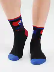 Черный носки спортивные "Борьба"