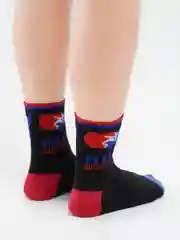 Черный носки спортивные "Борьба"
