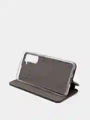Черный чехол-книжка Samsung Galaxy S21 FE, Самсунг Галакси С21 ФЕ
