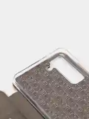 Золотой чехол-книжка Samsung Galaxy S21 FE, Самсунг Галакси С21 ФЕ